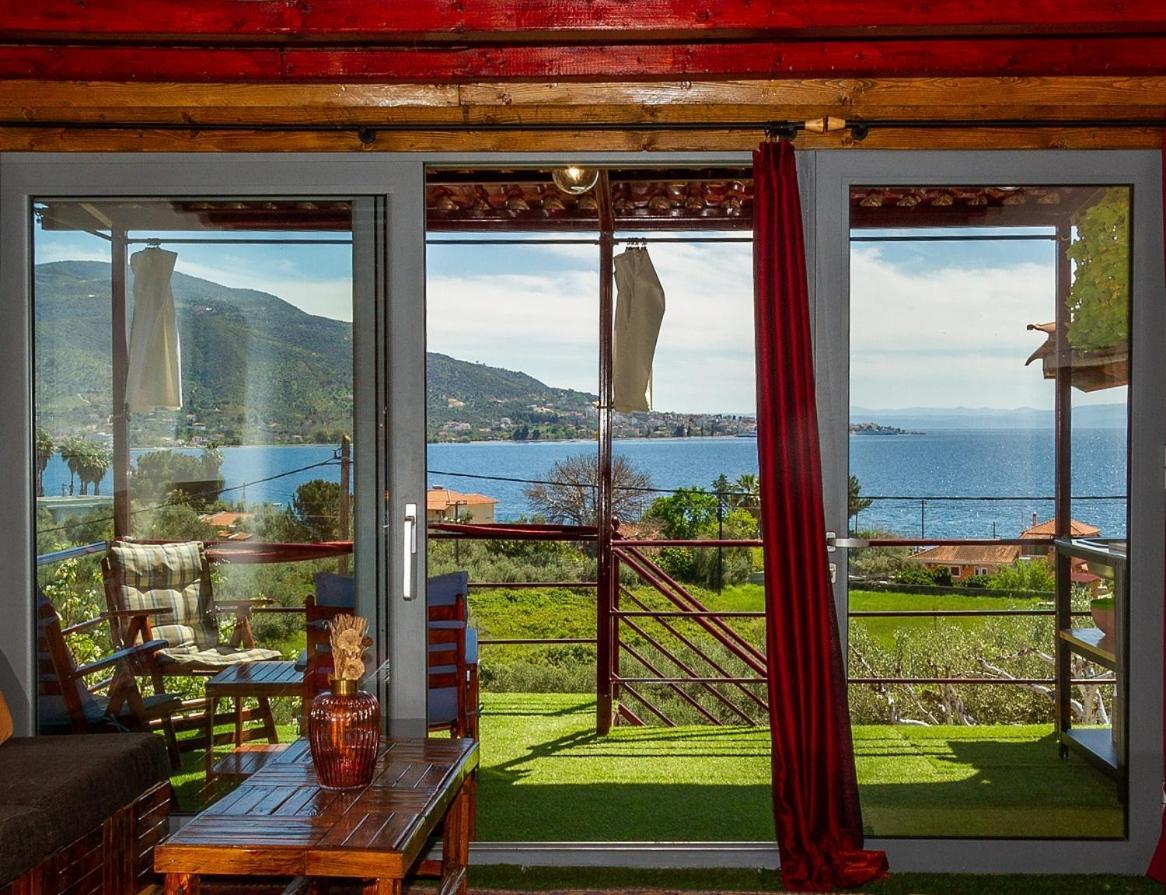 Cozy House With Amazing View! Appartement Loutra Edipsou  Buitenkant foto