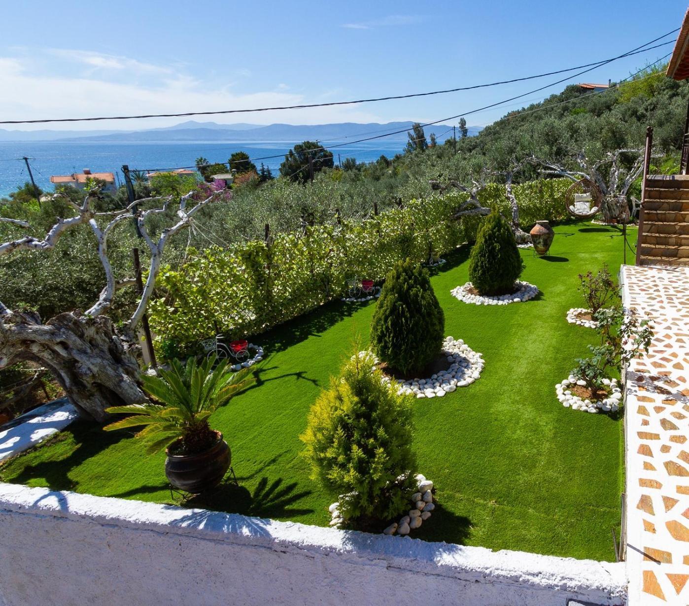 Cozy House With Amazing View! Appartement Loutra Edipsou  Buitenkant foto